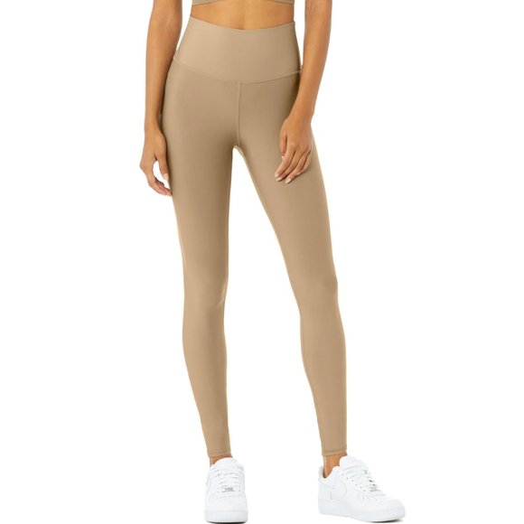 ALO Airlift Tan Leggings - Picture 1 of 7
